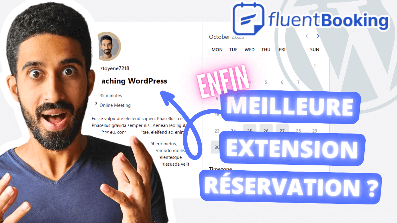 Fluent Booking meilleur plugin de réservation WordPress