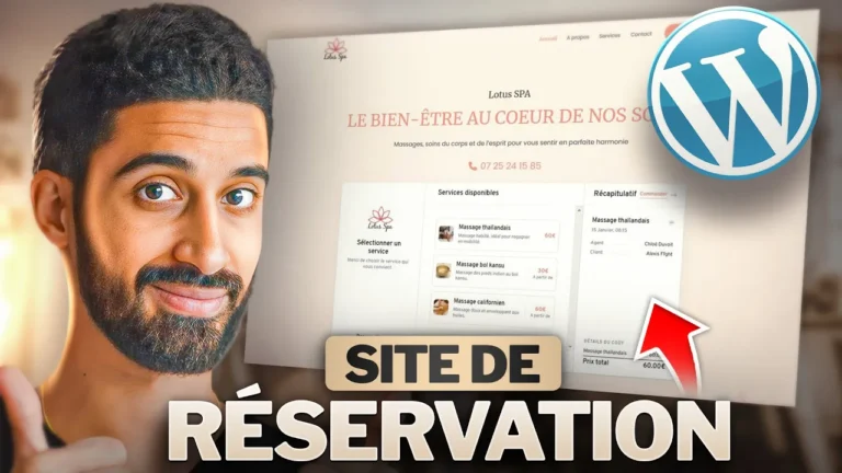 créer un site avec système de réservation