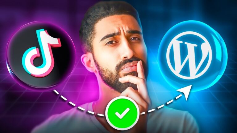 Comment intégrer TIKTOK à WordPress ? tiktok sur wordpress